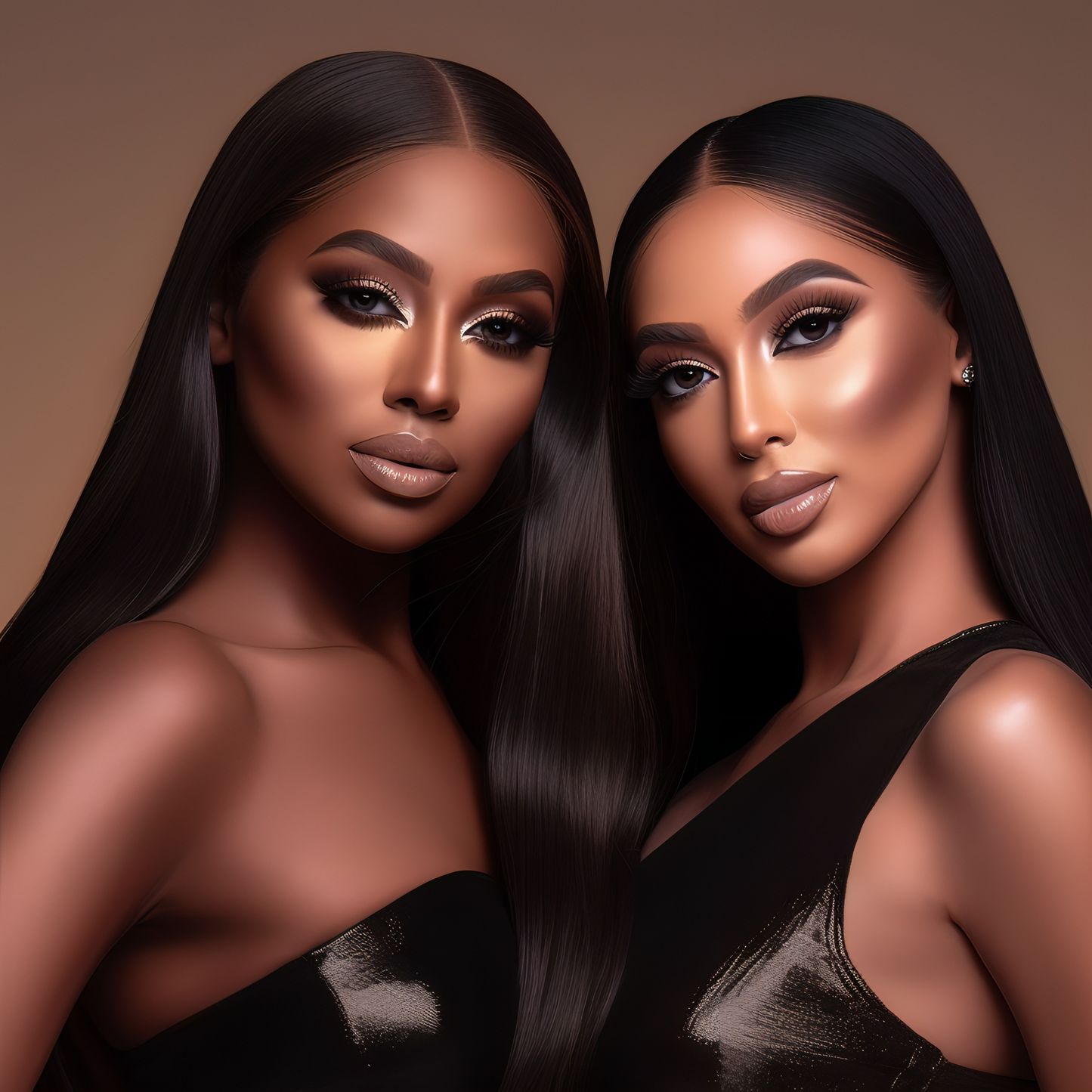 Perruque lisse HD frontale 13*4  - 100%human hair - Densité 210%