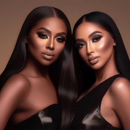 Perruque lisse HD frontale 13*4  - 100%human hair - Densité 210%