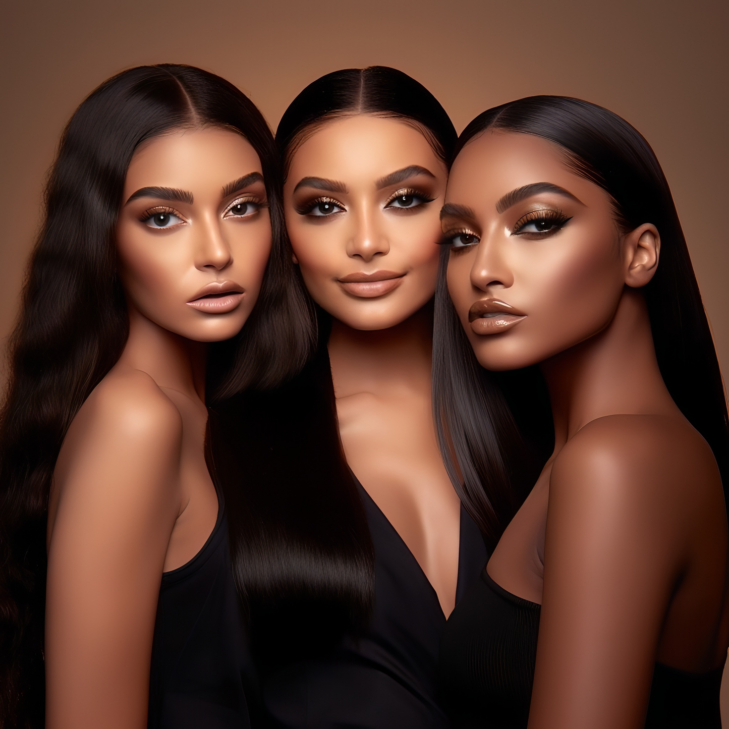 Perruque lisse HD frontale 13*4  - 100%human hair - Densité 210%