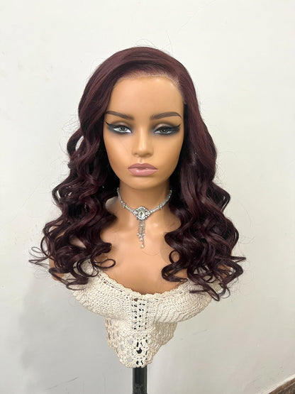 Bodywave rouge doux  - Raw hair indien -densité 250%