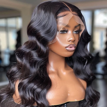 Perruque Bodywave frontale HD 13*4- 100%human hair- Densité 210%