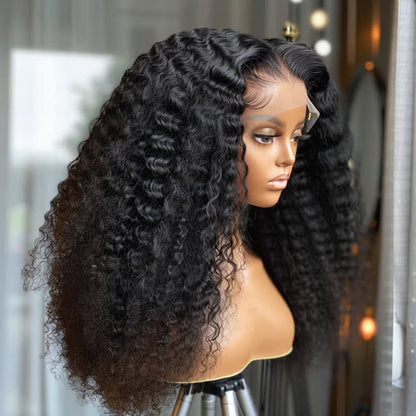 Perruque Kinky frontale 13*4- Densité 210%