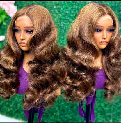 Perruque Bouclée Secilia - 100% Human hair  -densité 300%- closure  4*4- Taille 22