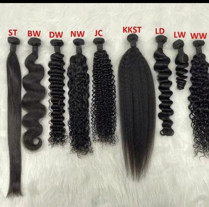 Tissage Luxueux 100% raw hair cheveux non traité - 15A premium SDD