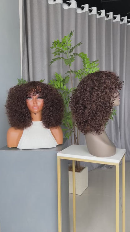 Perruque à frange - densité 250%