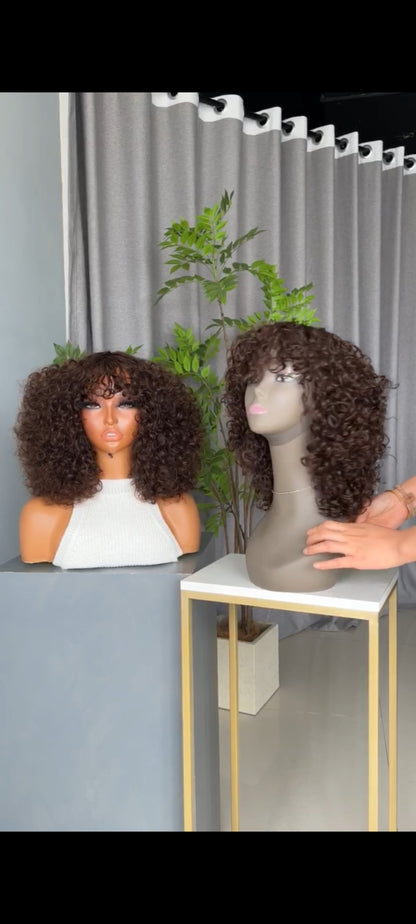 Perruque à frange - densité 250%